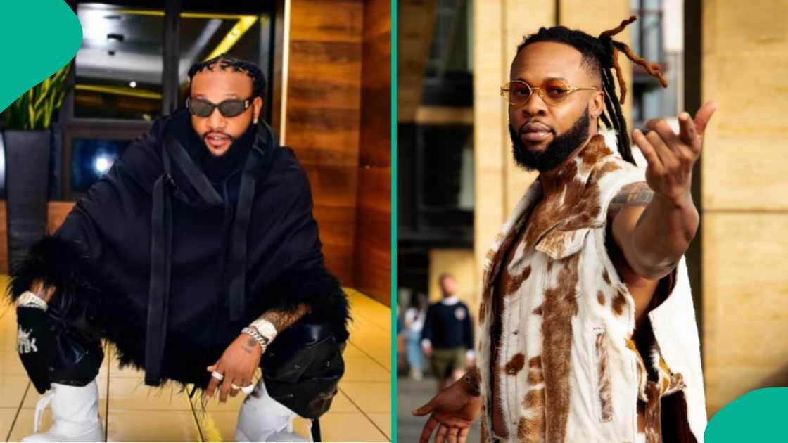 KCee blasts Flavour after singer called him a copycat.