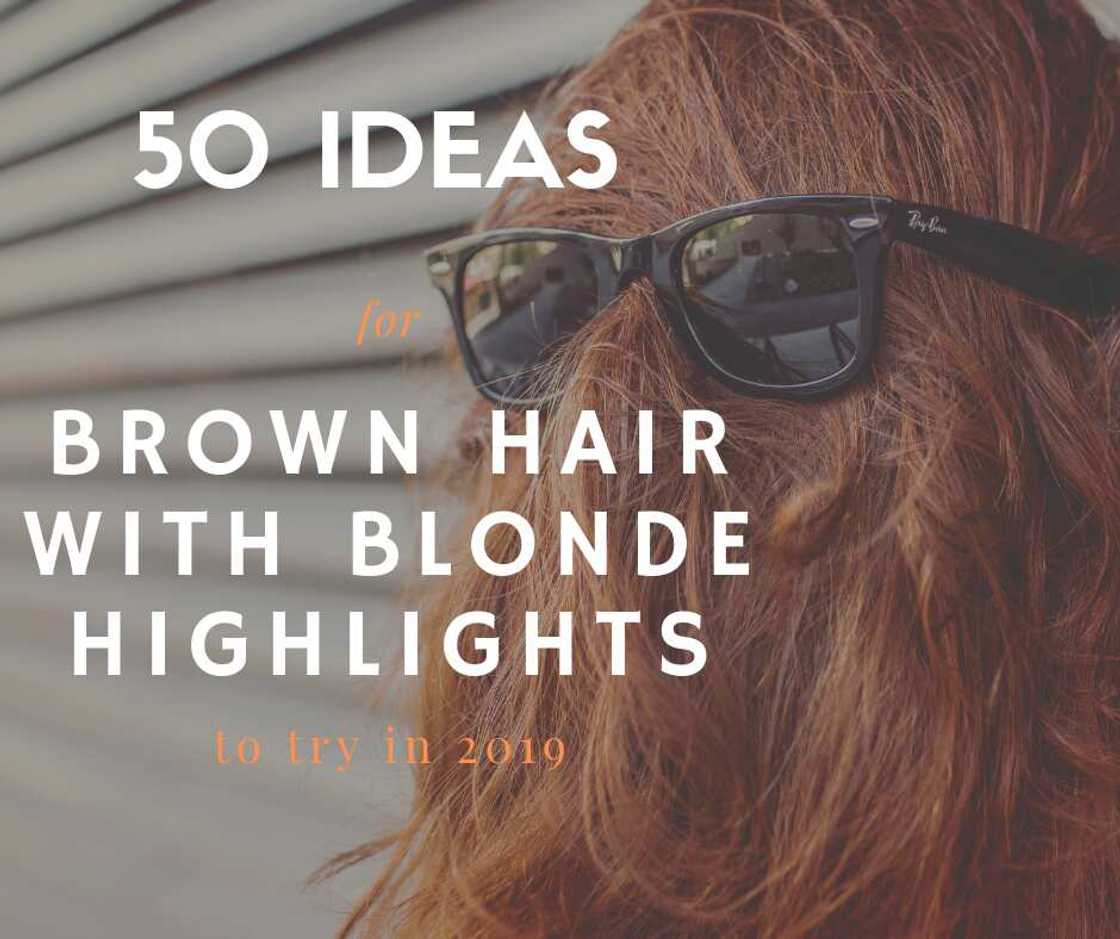 Brown hair with blonde highlights Brown hair with blonde highlights