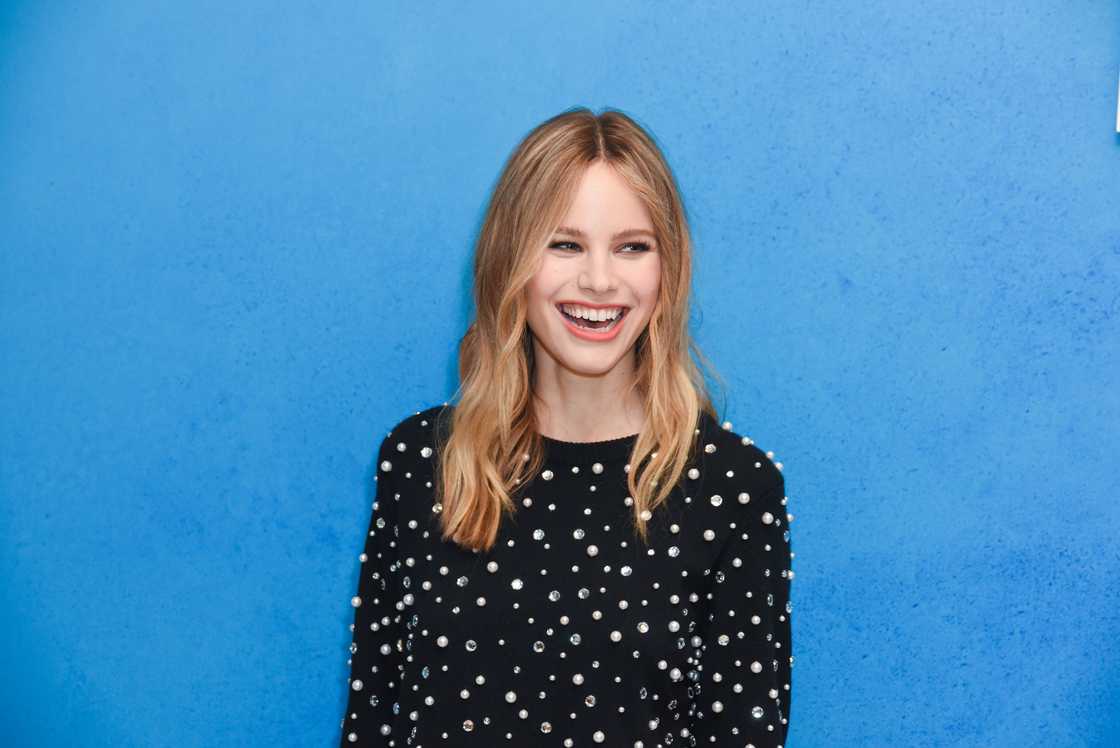 Halston Sage attends Michael Kors Collection Spring 2019 Runway Show at Pier 17 in New York City Halston Sage attends Michael Kors Collection Spring 2019 Runway Show at Pier 17 in New York City