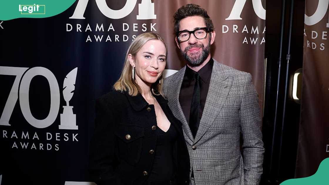 Emily Blunt and John Krasinski at the Algonquin Hotel Emily Blunt and John Krasinski at the Algonquin Hotel