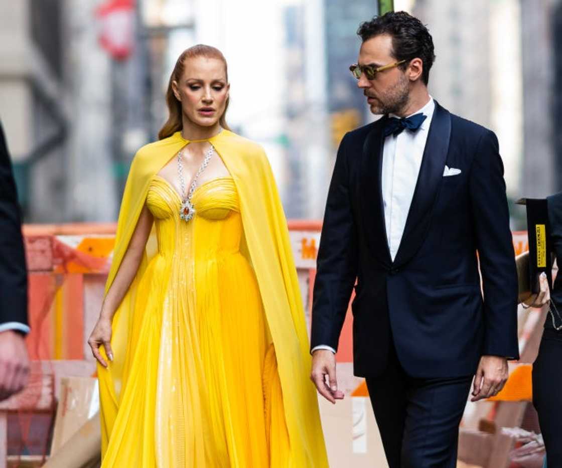 Jessica Chastain and Gian Luca in New York City Jessica Chastain and Gian Luca in New York City