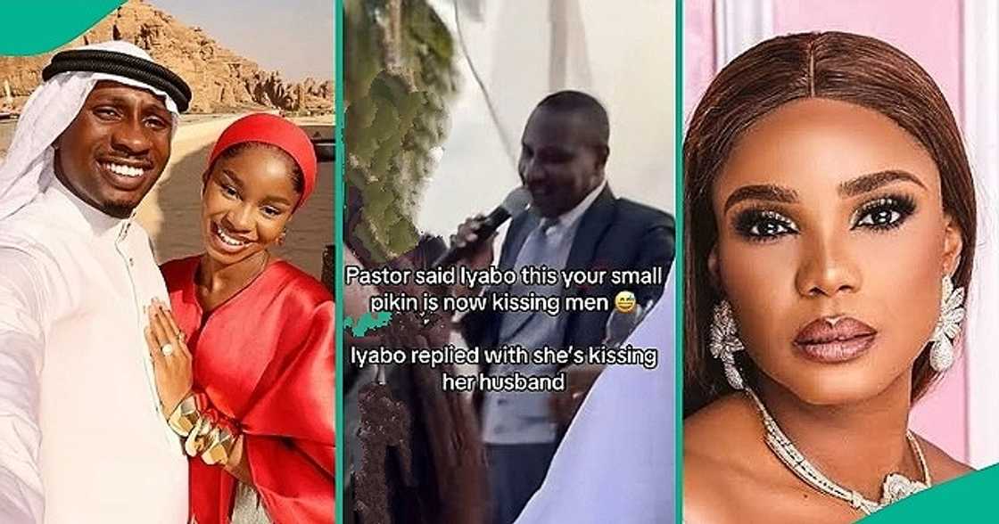 Pastor makes funny remark after watching Priscilla Ojo and Juma Jux kiss Pastor makes funny remark after watching Priscilla Ojo and Juma Jux kiss