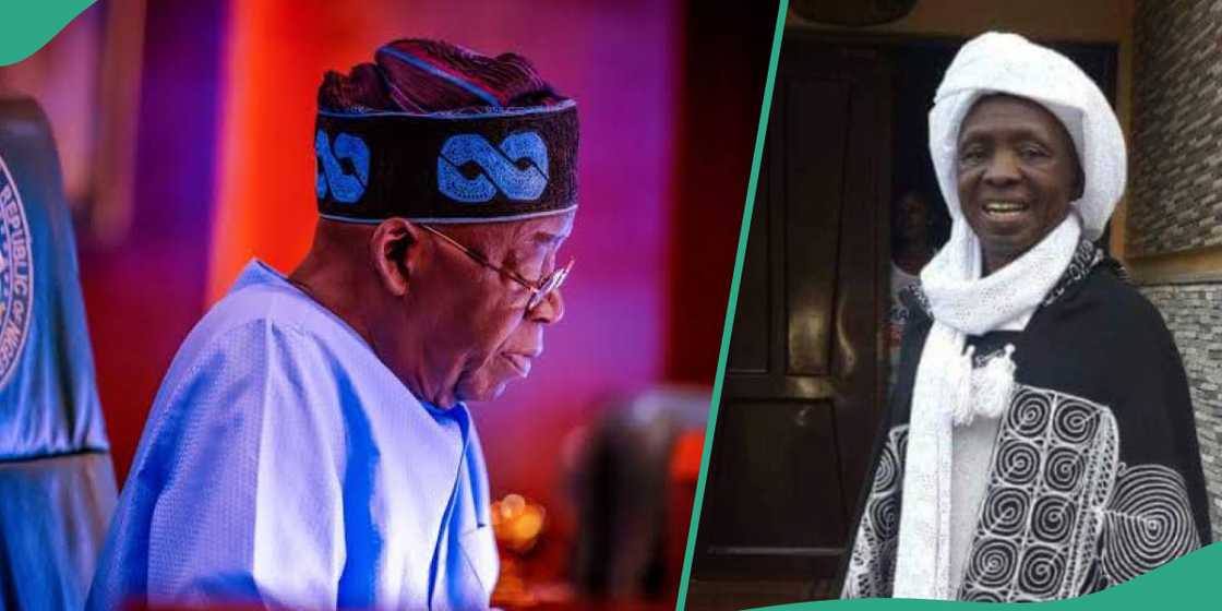 Tinubu ya kadu bayan rasuwar yayansa mai shekaru 80 Tinubu ya kadu bayan rasuwar yayansa mai shekaru 80