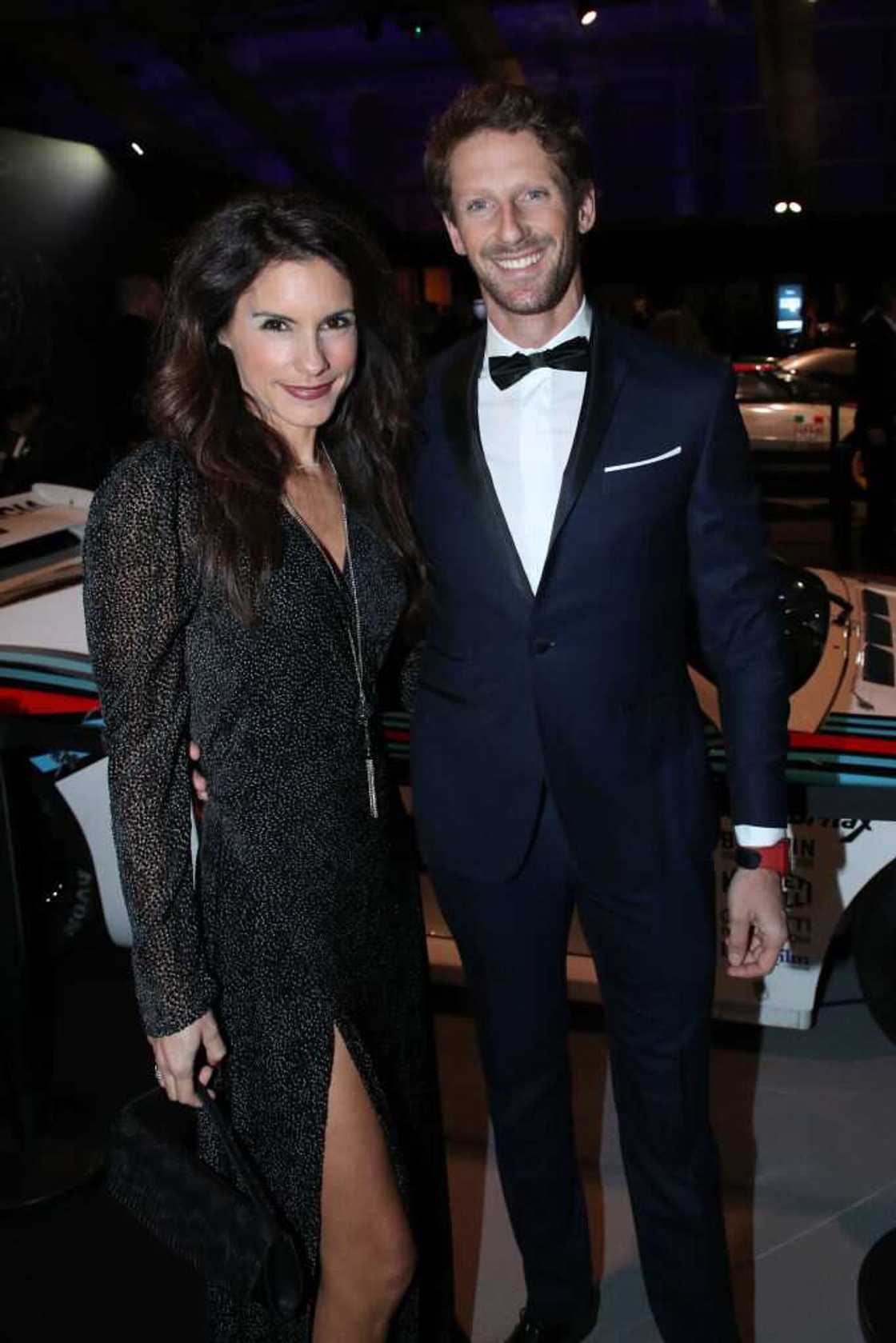 Romain Grosjean et Marion Jollès