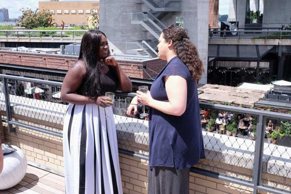 Actress Danielle Brooks (L) and Jezebel founder, Anna Holmes (R) seen at an event New York City in 2016 Actress Danielle Brooks (L) and Jezebel founder, Anna Holmes (R) seen at an event New York City in 2016