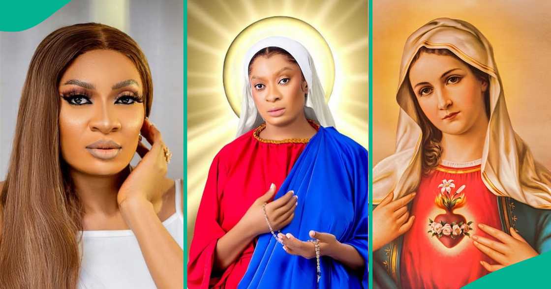 May Edochie shares Easter photo shoot, fans amazed with her costume May Edochie shares Easter photo shoot, fans amazed with her costume