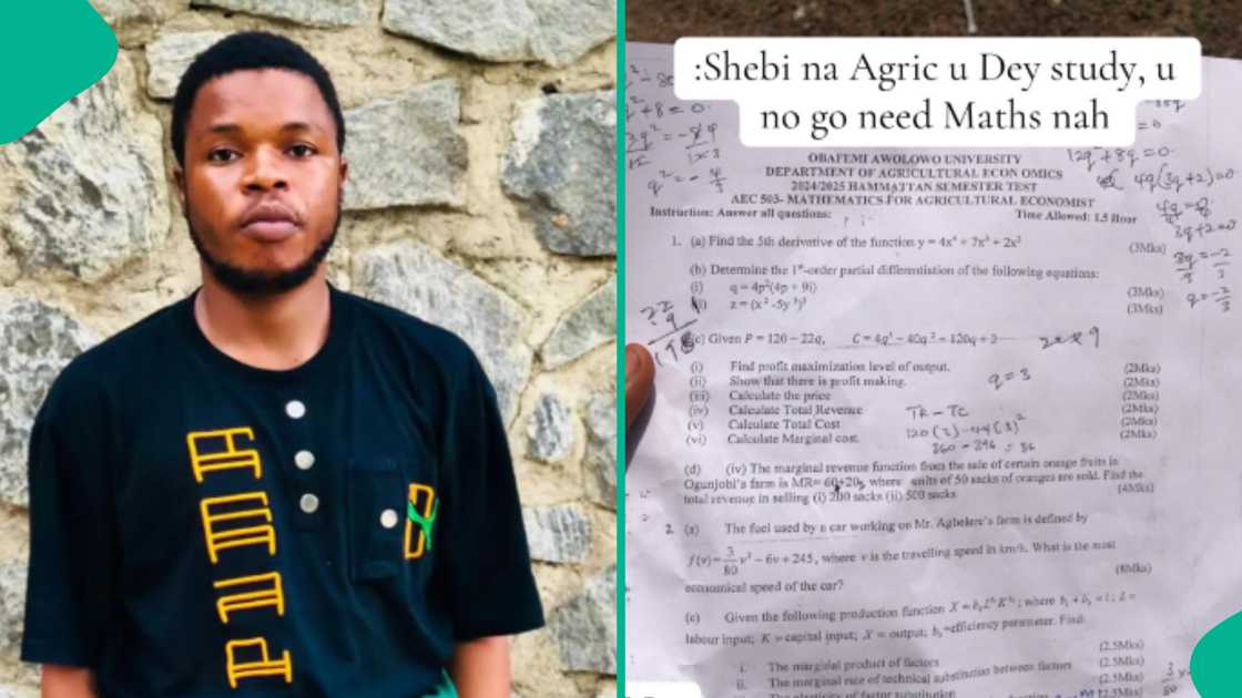 Mixed reactions trail OAU finalist's mathematics exam question paper Mixed reactions trail OAU finalist's mathematics exam question paper