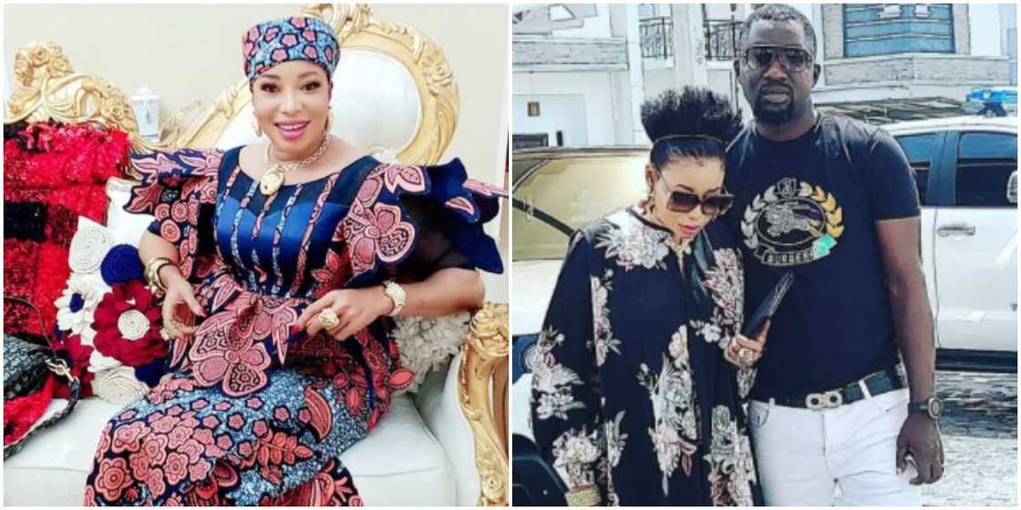 Lizzy Anjorin celebrates as her husband clocks a new age (photo) Lizzy Anjorin celebrates as her husband clocks a new age (photo)
