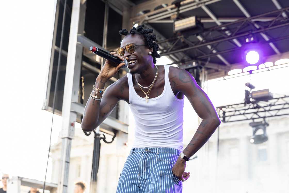 Fireboy DML performs at EMPIRE's 15 year celebration at Civic Center Plaza in San Francisco