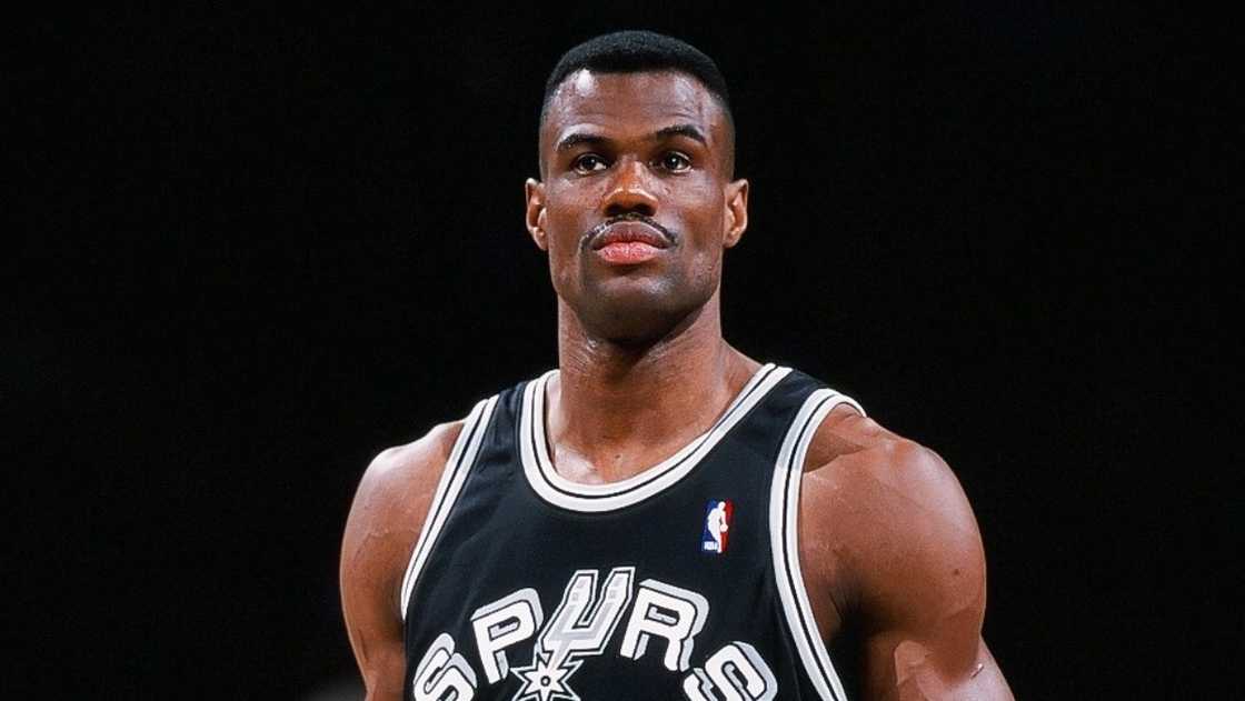 David Robinson of the San Antonio Spurs during the game