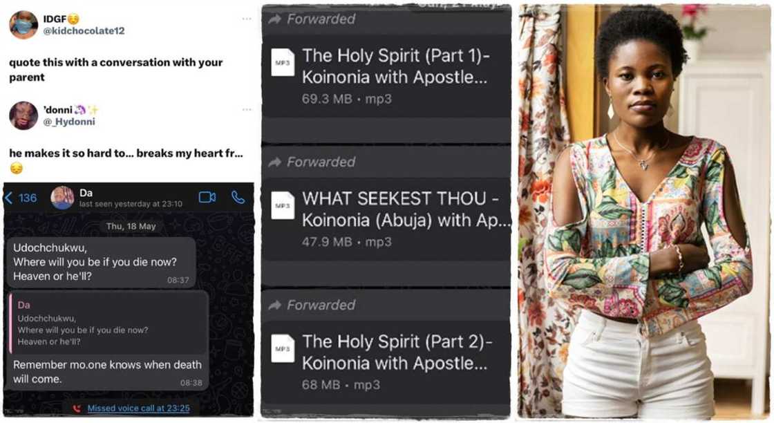 Leaked Whatsapp chats, lady rebukes her father Leaked Whatsapp chats, lady rebukes her father