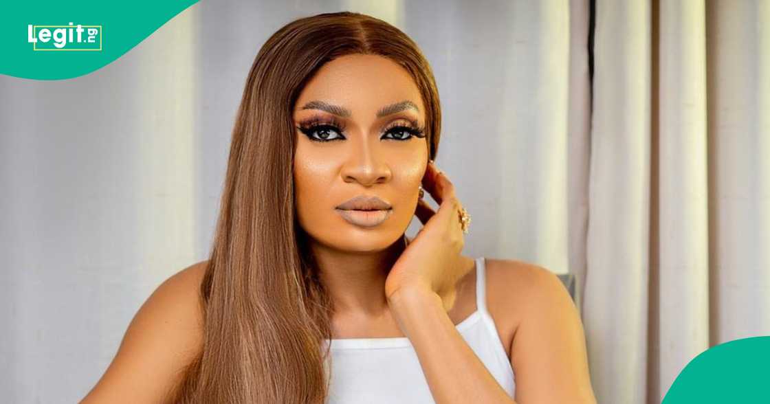 May Edochie on ladies night. May Edochie on ladies night.