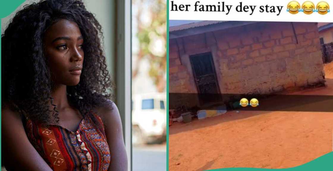Video as man sees house of lady who bragged that she can't date a broke man, laughs at her Video as man sees house of lady who bragged that she can't date a broke man, laughs at her