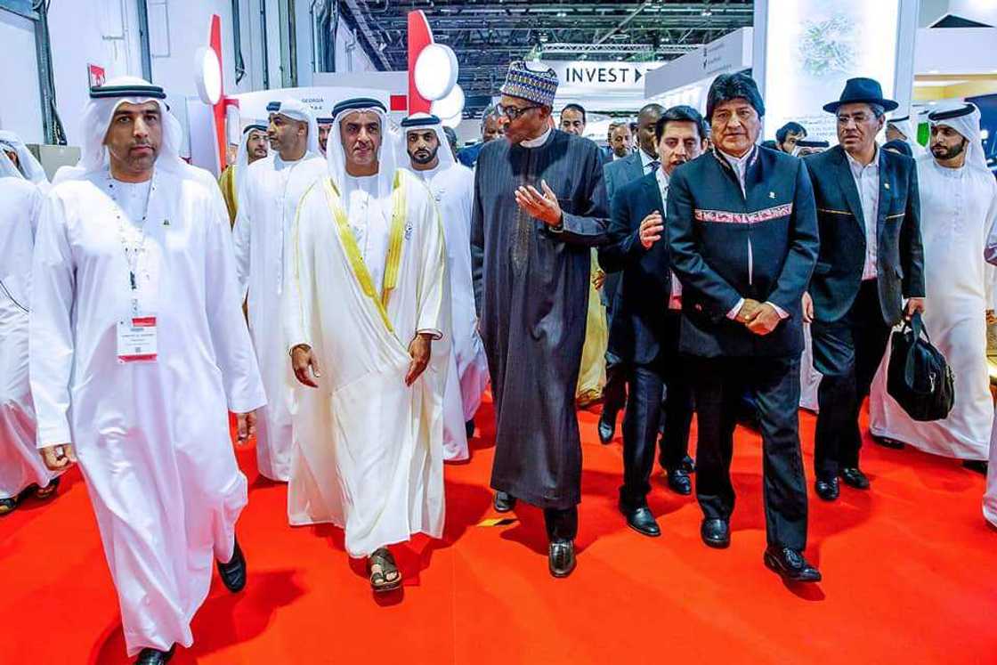 Shugaba Buhari ya bar Dubai, an yi masa bikin bankwana (Bidiyo)