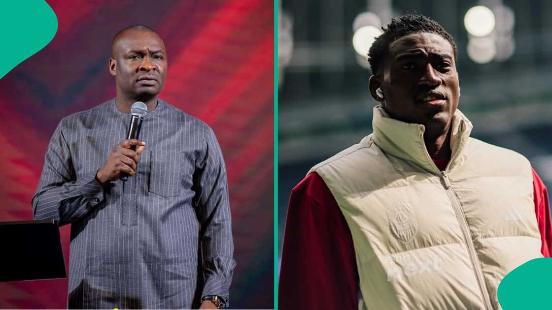 Taiwo Awoniyi attends Apostle Joshua Selman's church, fans react Taiwo Awoniyi attends Apostle Joshua Selman's church, fans react