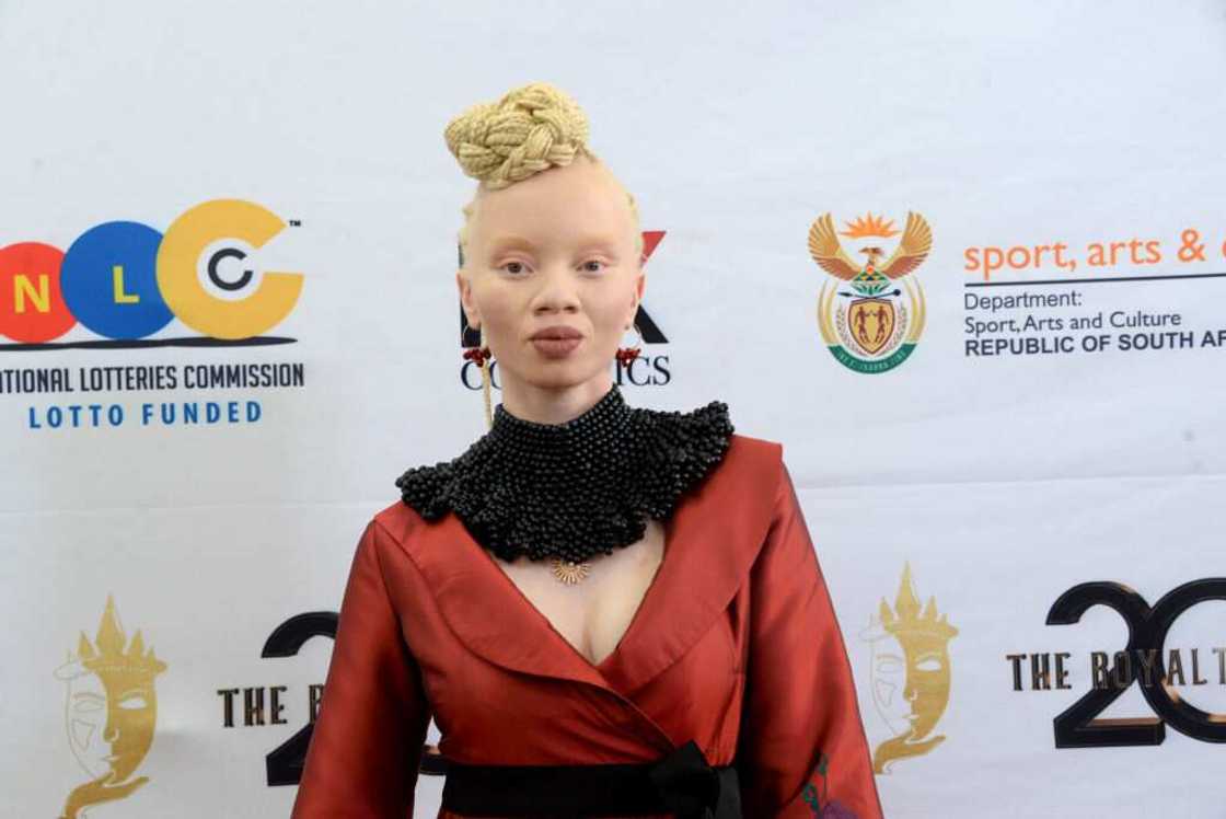 Thando Hopa during the Royal Soapie Awards at MGG Production Thando Hopa during the Royal Soapie Awards at MGG Production