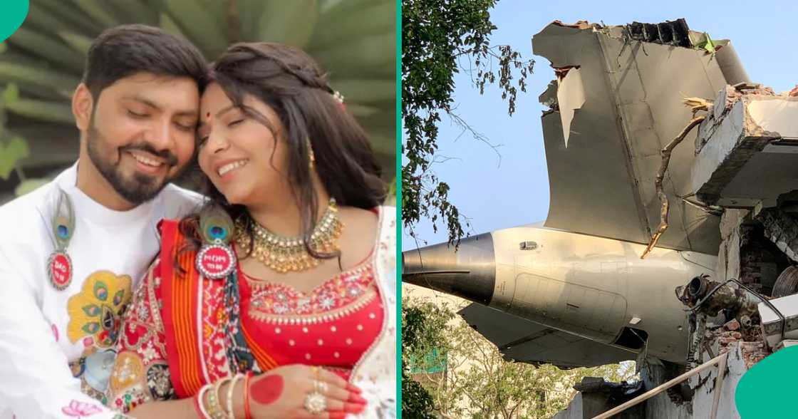 Tears as a man, Vaibhav Patel, and his heavily pregnant wife, Jinal Goswami, die in the London-bound Air India plane crash on June 12, 2025. Tears as a man, Vaibhav Patel, and his heavily pregnant wife, Jinal Goswami, die in the London-bound Air India plane crash on June 12, 2025.