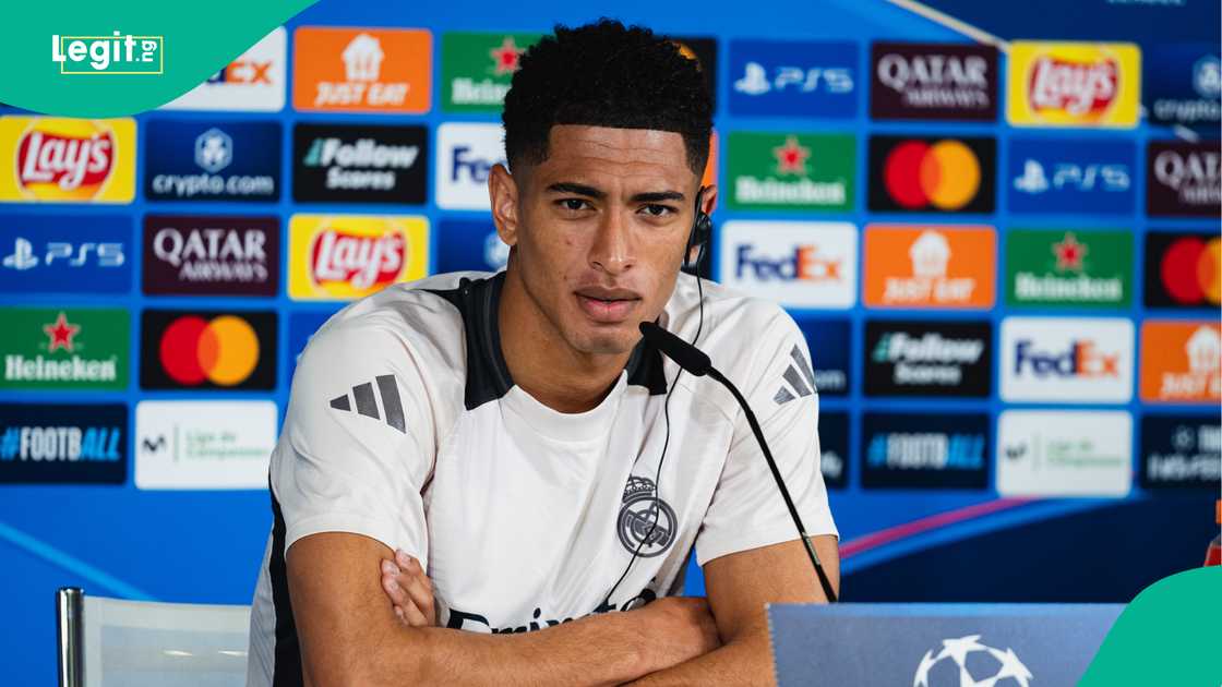 Jude Bellingham, Real Madrid, Santiago Bernabeu, Spain, UEFA Champions League Jude Bellingham, Real Madrid, Santiago Bernabeu, Spain, UEFA Champions League