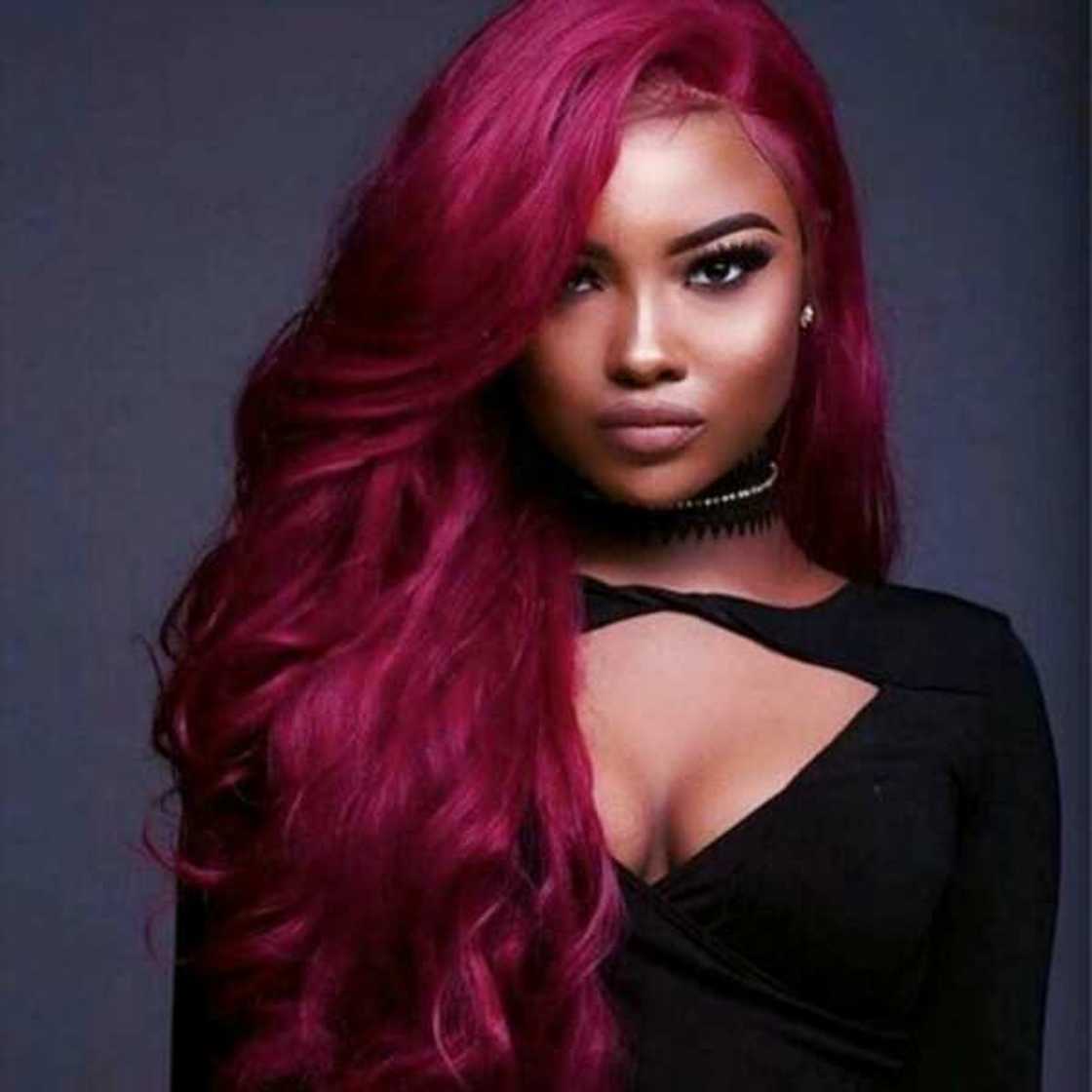 burgundy hair burgundy hair