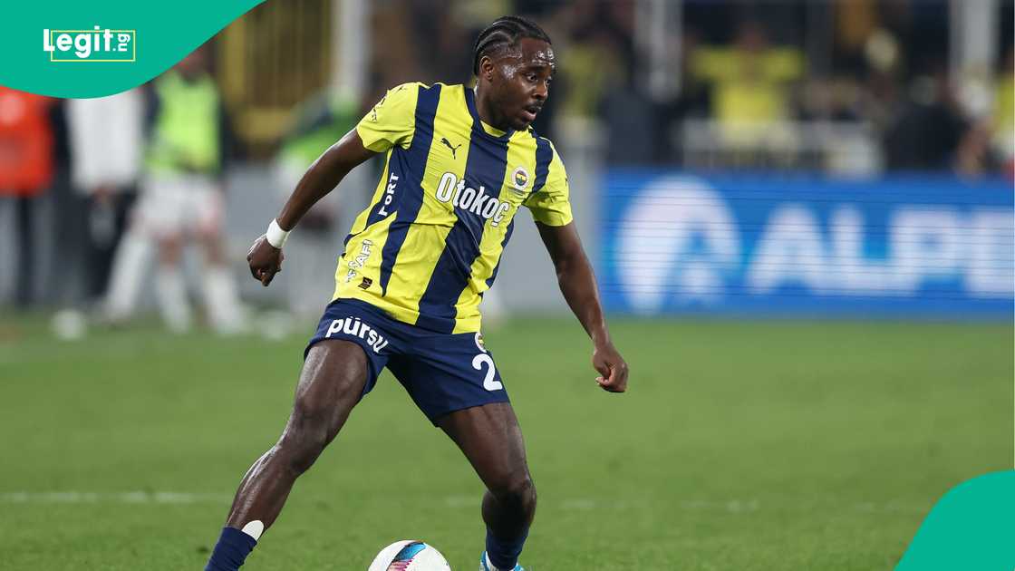 Bright Osayi-Samuel, Fenerbahce, Ulker Stadium, Kadikoy, Istanbul, Turkiye, Super Lig. Bright Osayi-Samuel, Fenerbahce, Ulker Stadium, Kadikoy, Istanbul, Turkiye, Super Lig.