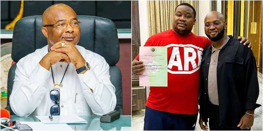 Cubana Chiefpriest and Gov Hope Uzodinma Cubana Chiefpriest and Gov Hope Uzodinma