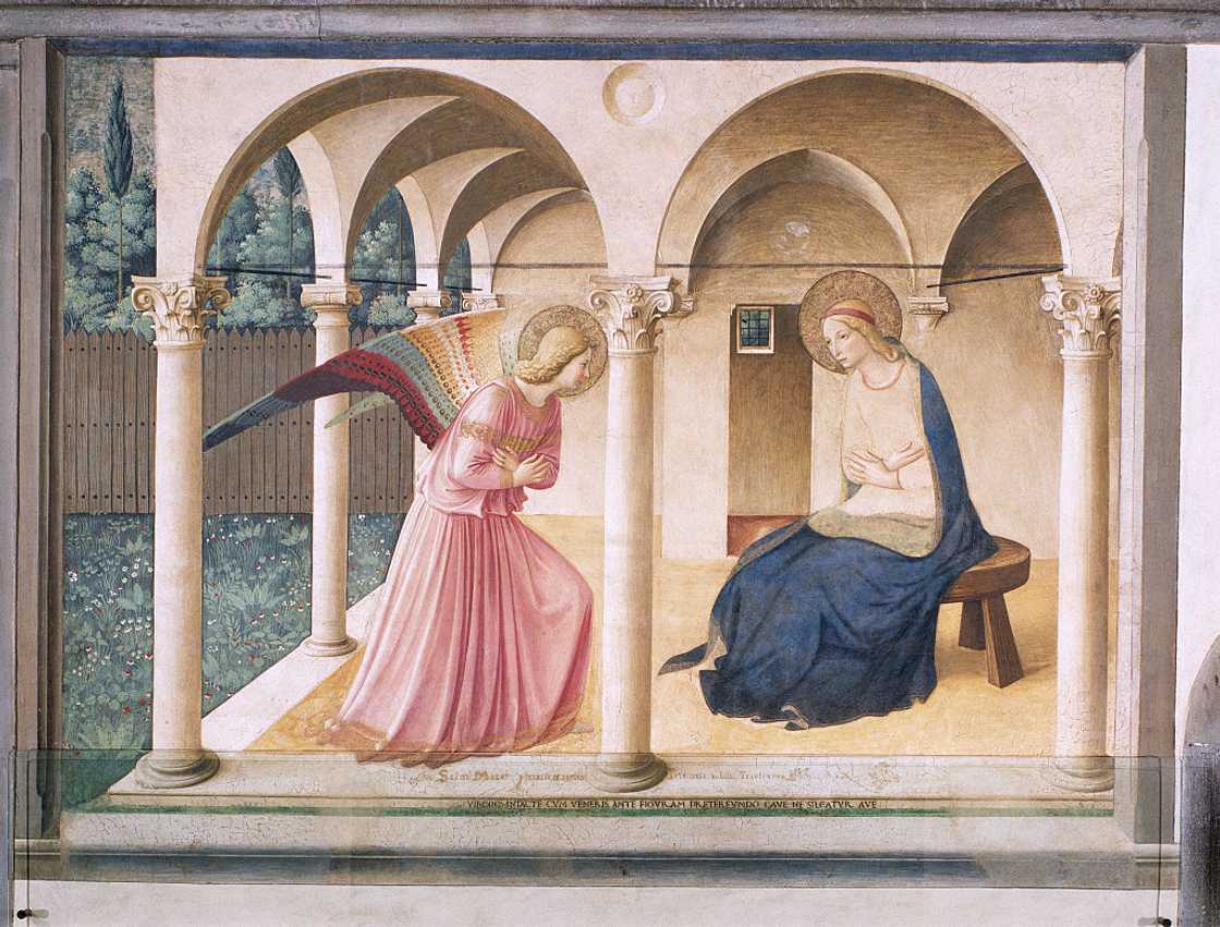 The Annunciation art by Fra Angelico