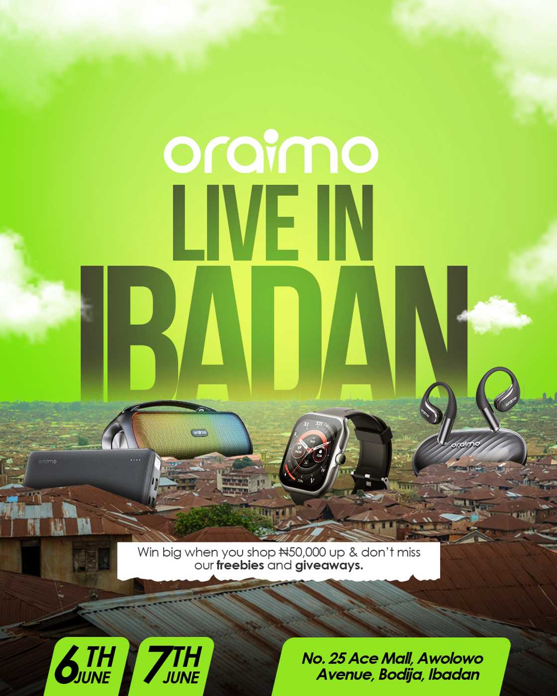 oraimo Launches Nationwide Store Promotion with Deals and Prizes at Flagship & Exclusive Stores oraimo Launches Nationwide Store Promotion with Deals and Prizes at Flagship & Exclusive Stores