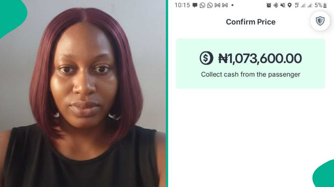 Nigerian lady reacts after Bolt erroneously told her to pay over N1 million for Lagos trip Nigerian lady reacts after Bolt erroneously told her to pay over N1 million for Lagos trip