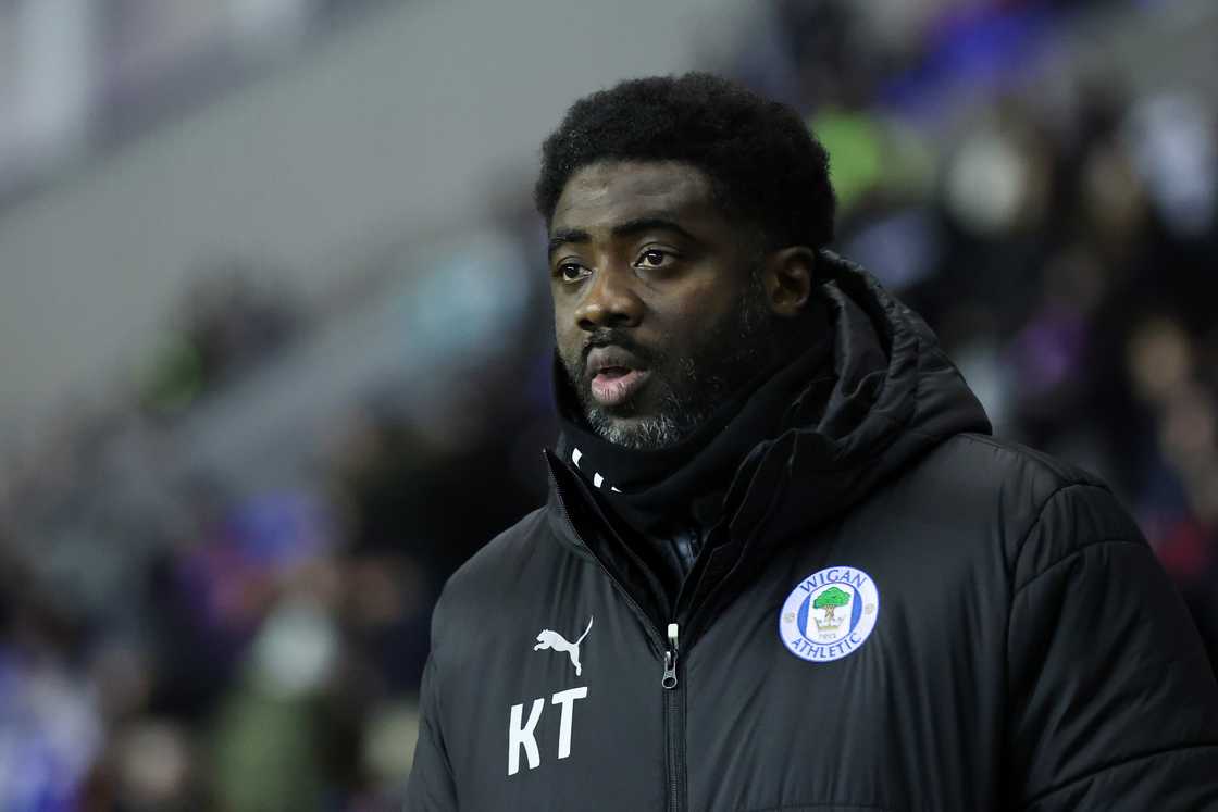 Kolo Toure looks on during the Emirates FA Cup Third Round Replay match at DW Stadium Kolo Toure looks on during the Emirates FA Cup Third Round Replay match at DW Stadium