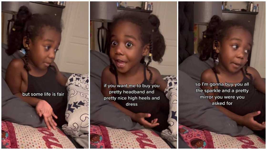 little girl impresses with negotiation skills