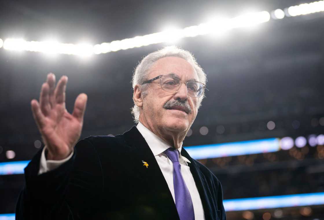 Vikings owner Zygi Wilf walks the sideline before the game against the Packers at U.S. Bank Stadium