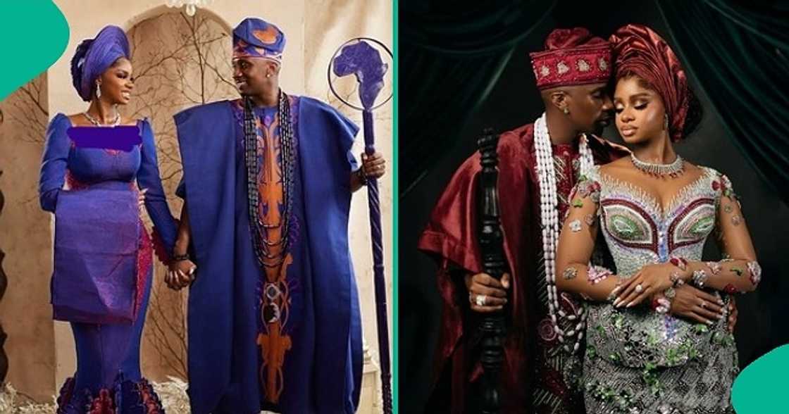 Lady displays loaves of bread allegedly shared as souvenirs at Priscilla Ojo's wedding Lady displays loaves of bread allegedly shared as souvenirs at Priscilla Ojo's wedding