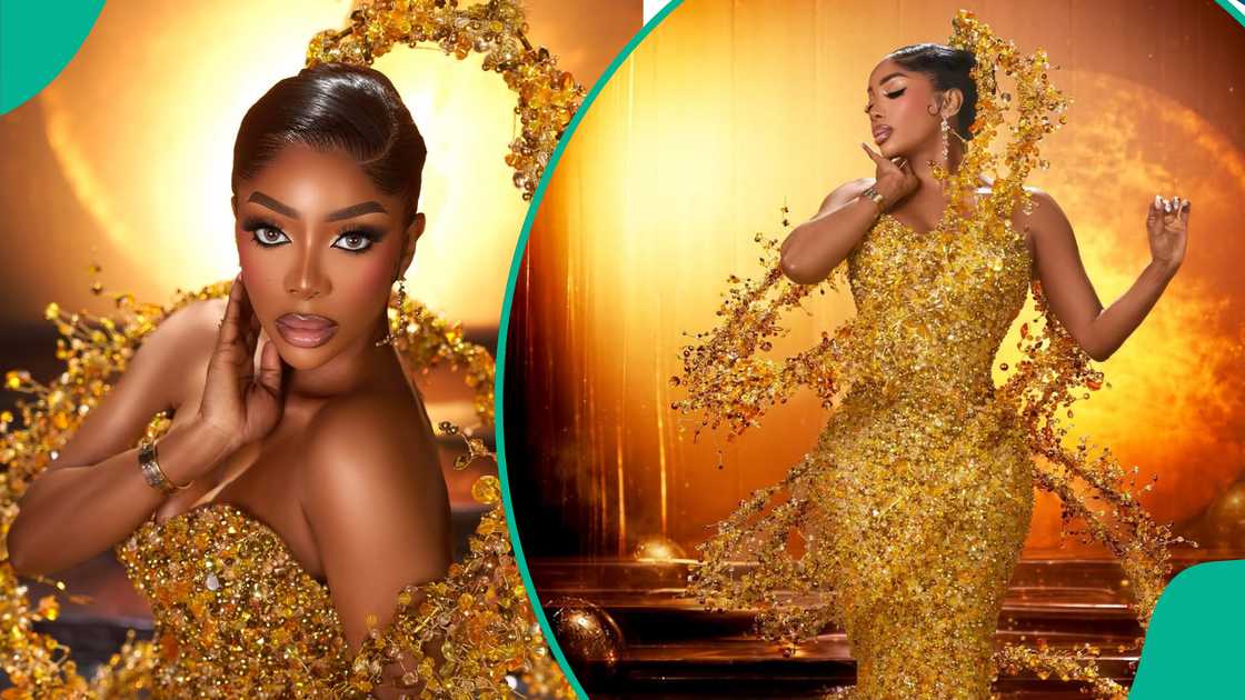 Chioma Goodhair applauded for her fashion sense at the AMVCA