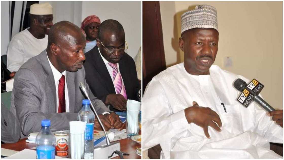 Former Acting EFCC Chairman, Ibrahim Magu, AIG Promotion, Police Service Commission Former Acting EFCC Chairman, Ibrahim Magu, AIG Promotion, Police Service Commission