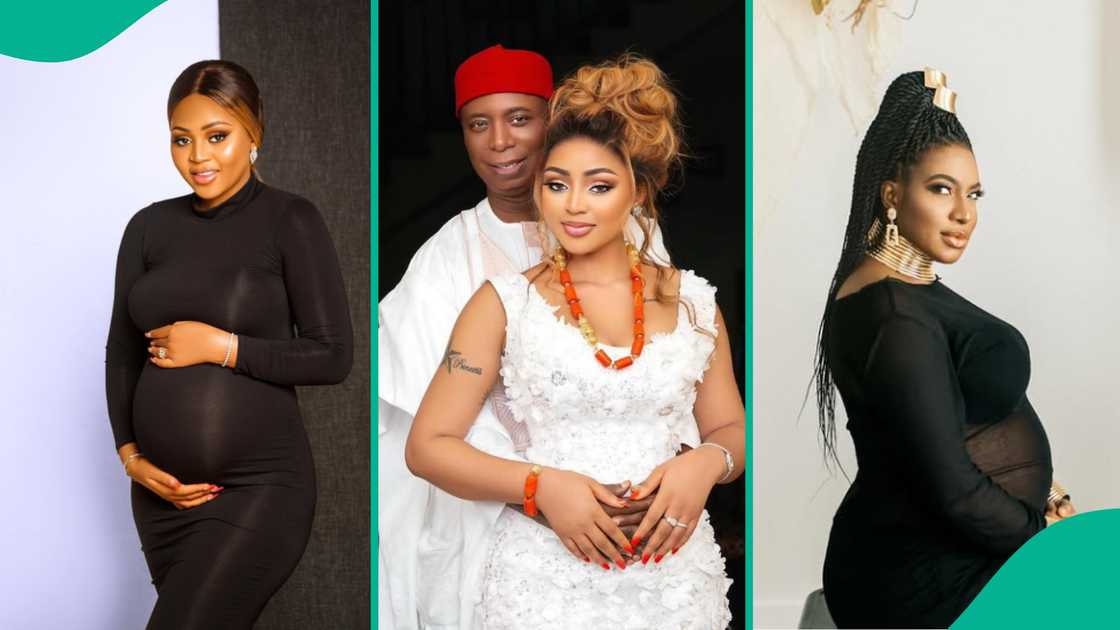 Ned Nwoko announces him and Regina Daniels' expecting third child as he shades Chika Ike. Ned Nwoko announces him and Regina Daniels' expecting third child as he shades Chika Ike.