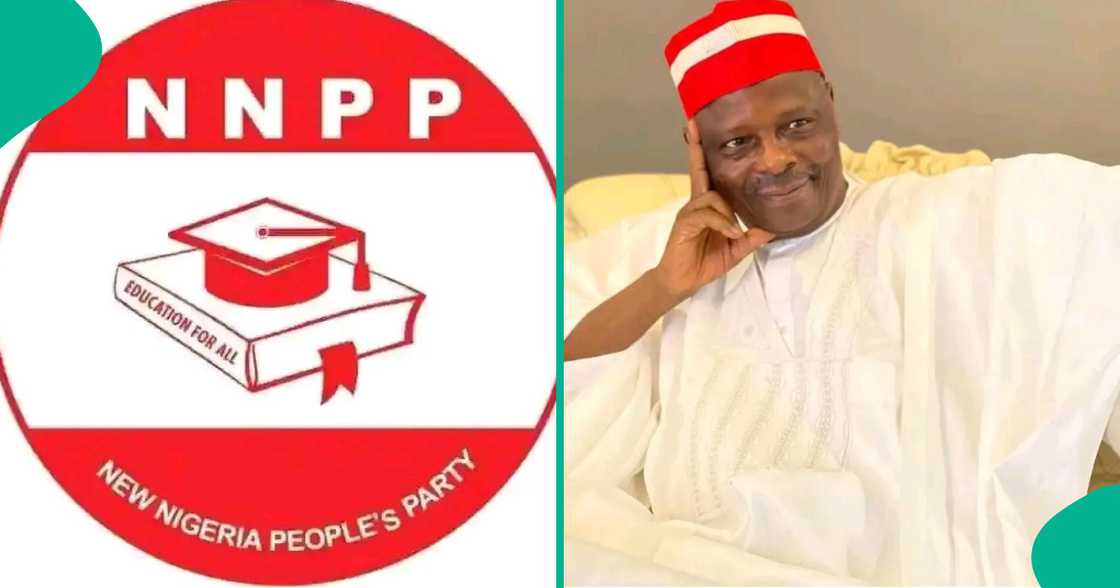Tambarin NNPP da Kwankwaso. Tambarin NNPP da Kwankwaso.