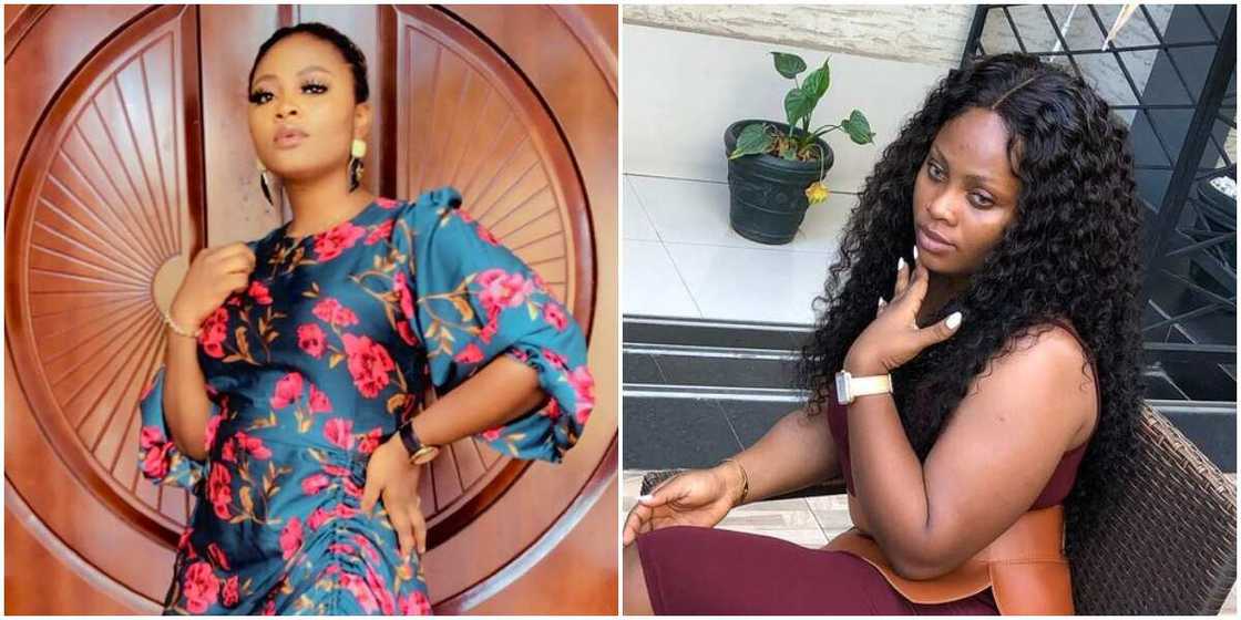 BBNaija's Tega reads her IG DMs in video. BBNaija's Tega reads her IG DMs in video.