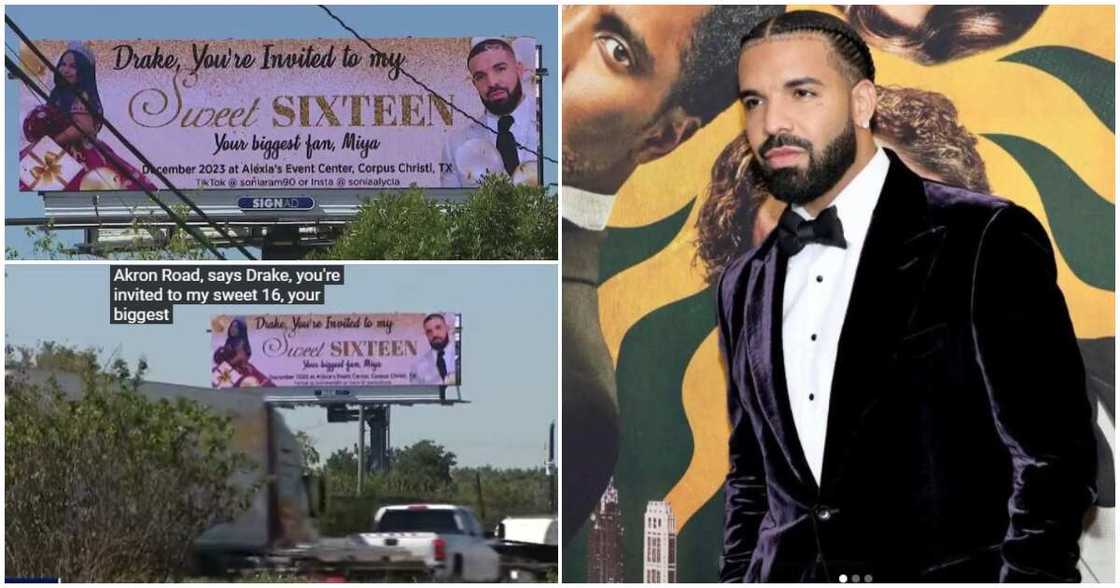 Miya Garcia, Drake, birthday, billboard Miya Garcia, Drake, birthday, billboard