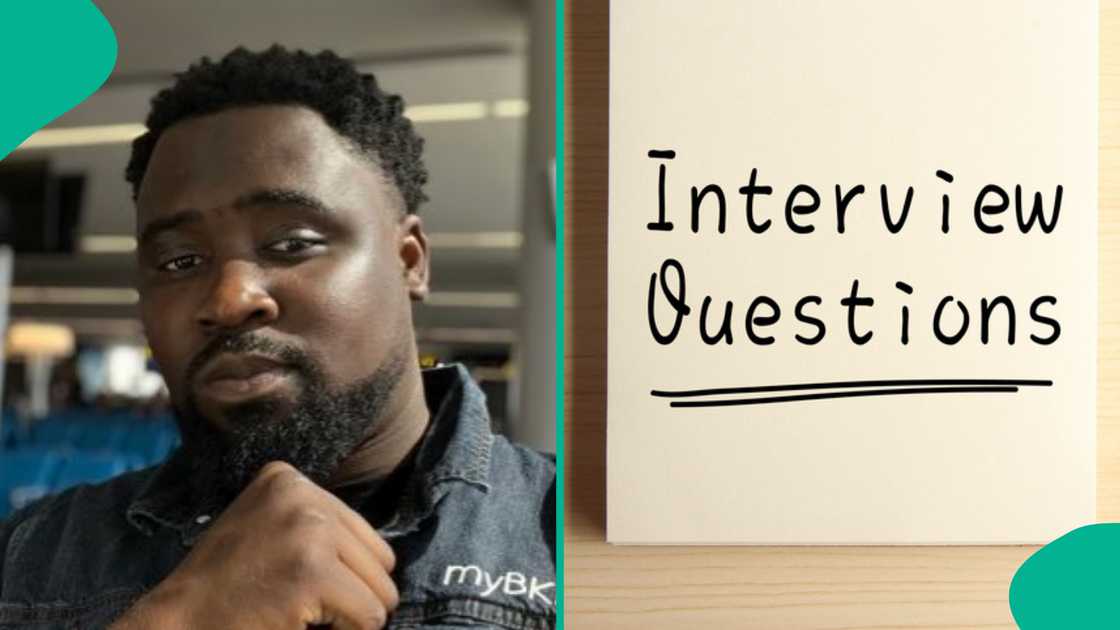 Man says he attended a job interview and refused to accept that he did not pass.