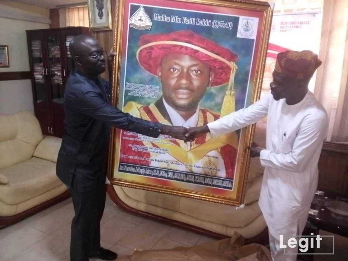 MAPAMA visitation to MAPOLY rector MAPAMA visitation to MAPOLY rector