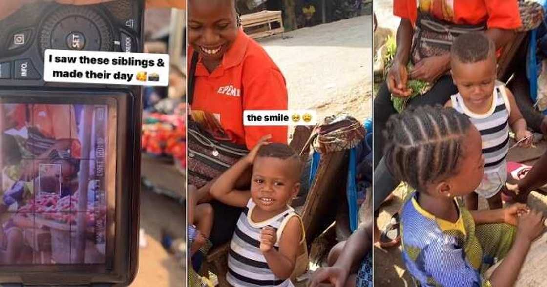 Photographer takes unaware photo of market woman