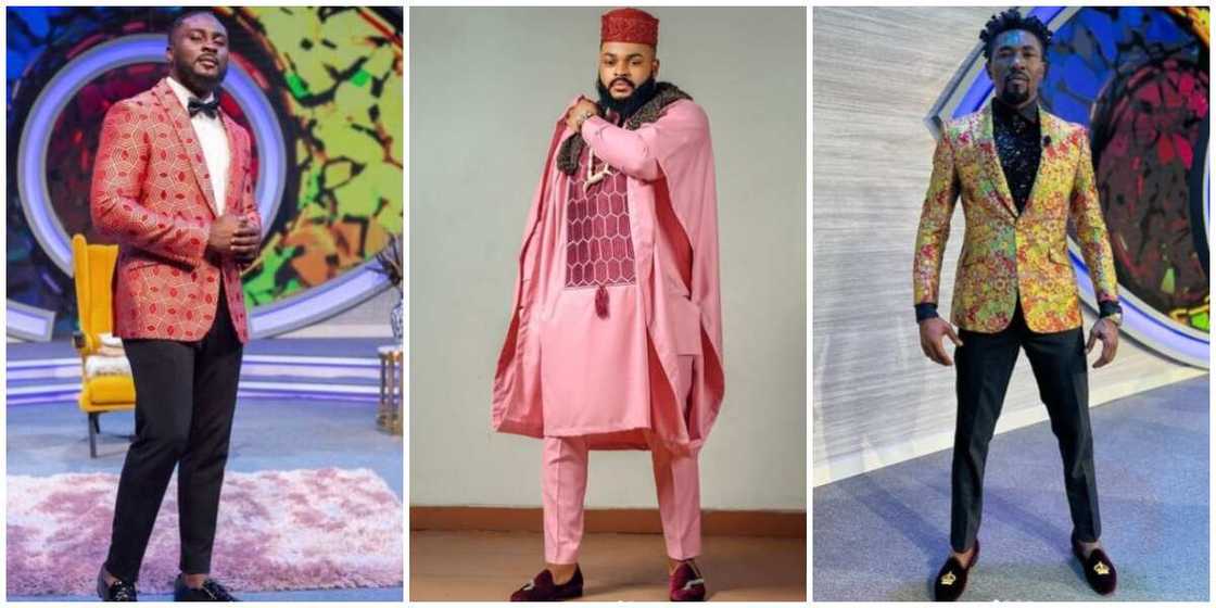 Photos of male stars at the BBNaija reunion. Photos of male stars at the BBNaija reunion.