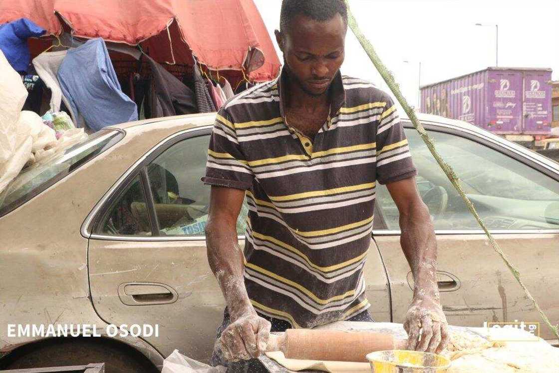 Puff-puff seller shares his life journey