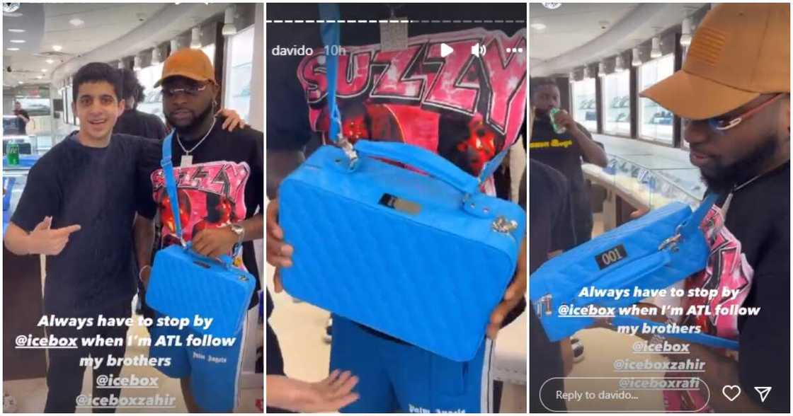 Davido buys $2 million (N1.4b) designer bag. Davido buys $2 million (N1.4b) designer bag.