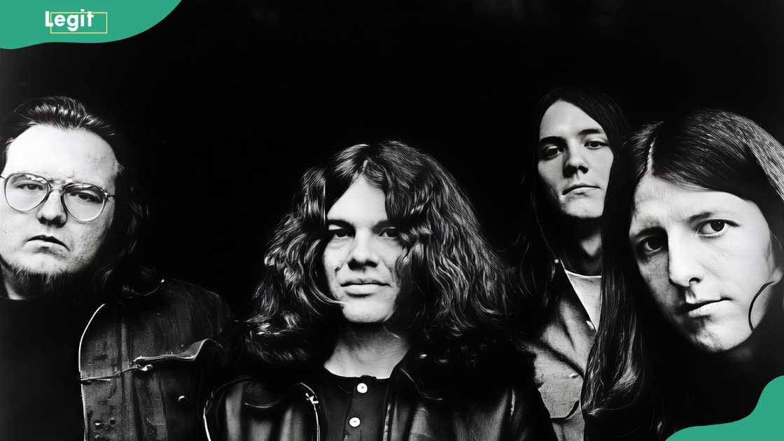 From (L-R) John Hartman, Tom Johnston, Dave Shogren and Pat Simmons