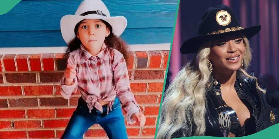 Young girl dances like Beyonce Young girl dances like Beyonce