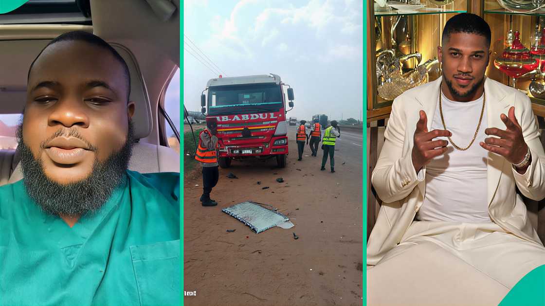An accident involving British boxer Anthony Joshua sparks conversations online as a Nigerian doctor speaks. An accident involving British boxer Anthony Joshua sparks conversations online as a Nigerian doctor speaks.
