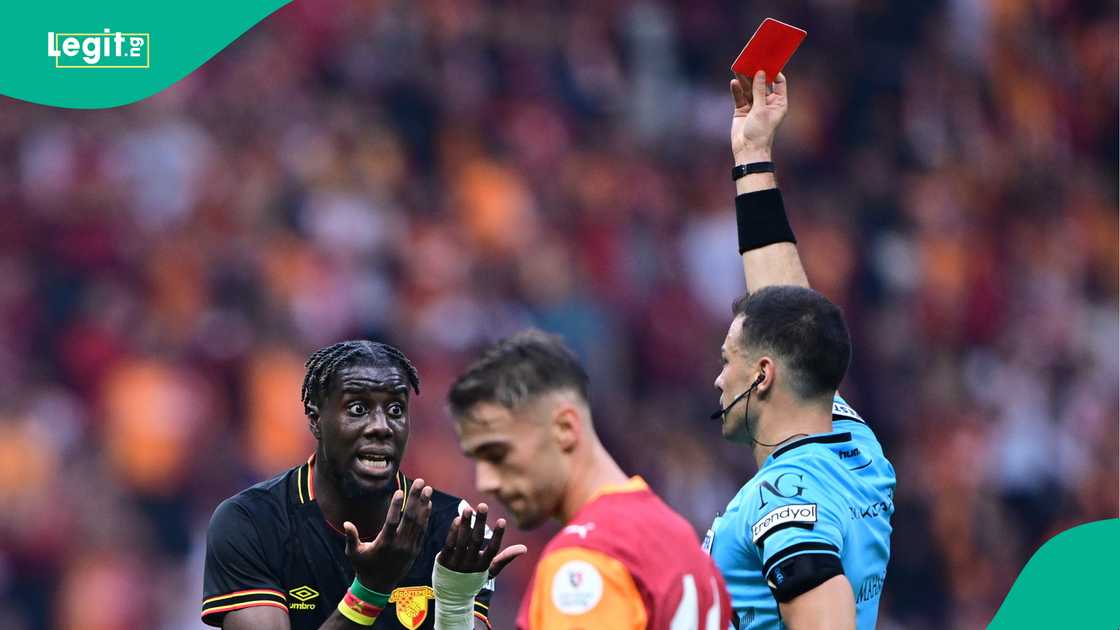 Victor Osimhen, Yunus Akgun, Malcolm Bokele, Galatasaray, Goztepe, Rams Park, Istanbul, Turkiye, Super League.