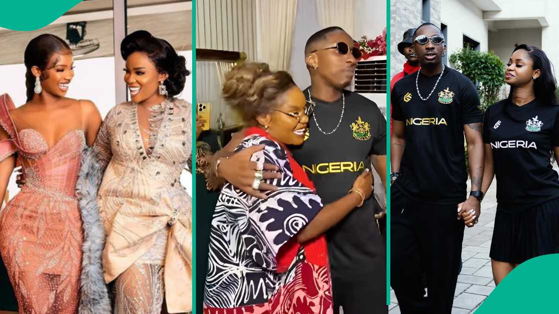 Iyabo Ojo and Priscilla's boyfriend. Iyabo Ojo and Priscilla's boyfriend.