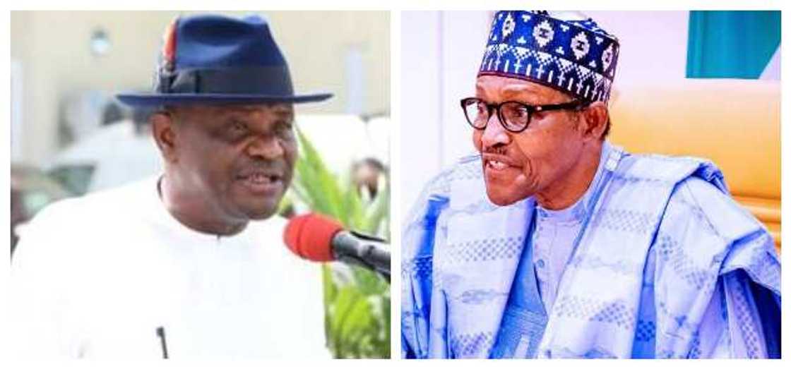 Rashin tsaro: Ba zai yiwu ka mayar da aikinka wuyan jihohi ba, Gwamna Wike ga Buhari Rashin tsaro: Ba zai yiwu ka mayar da aikinka wuyan jihohi ba, Gwamna Wike ga Buhari